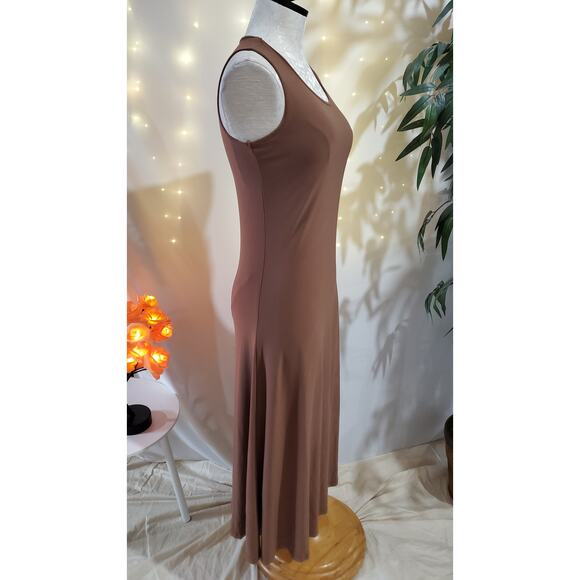 Attitudes by Renee NWT QVC Animal Print Duster Maxi Dress Set Womens Size XXSP - Picture 9 of 14